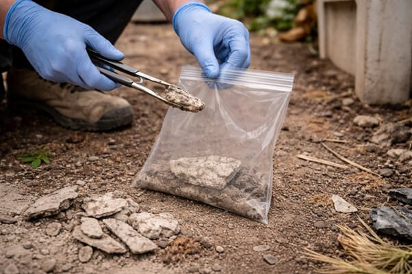 Asbestos sampling Camberwell debris testing Precision Environmental